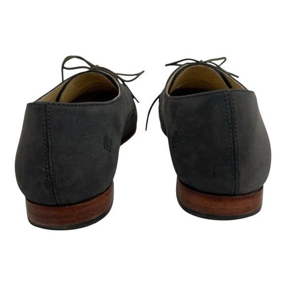 New NISOLO Slate Gray Nubuck Leather OLIVER Minimalist  Nisolo Women’s Size 7 Slate Gray Nubuck Oliver Minimalist Oxford Flats